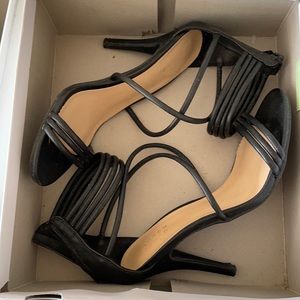 Women’s size 8 & 1/2 black 3 & 1/2” heels